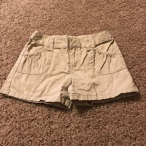 Girls Khaki shorts